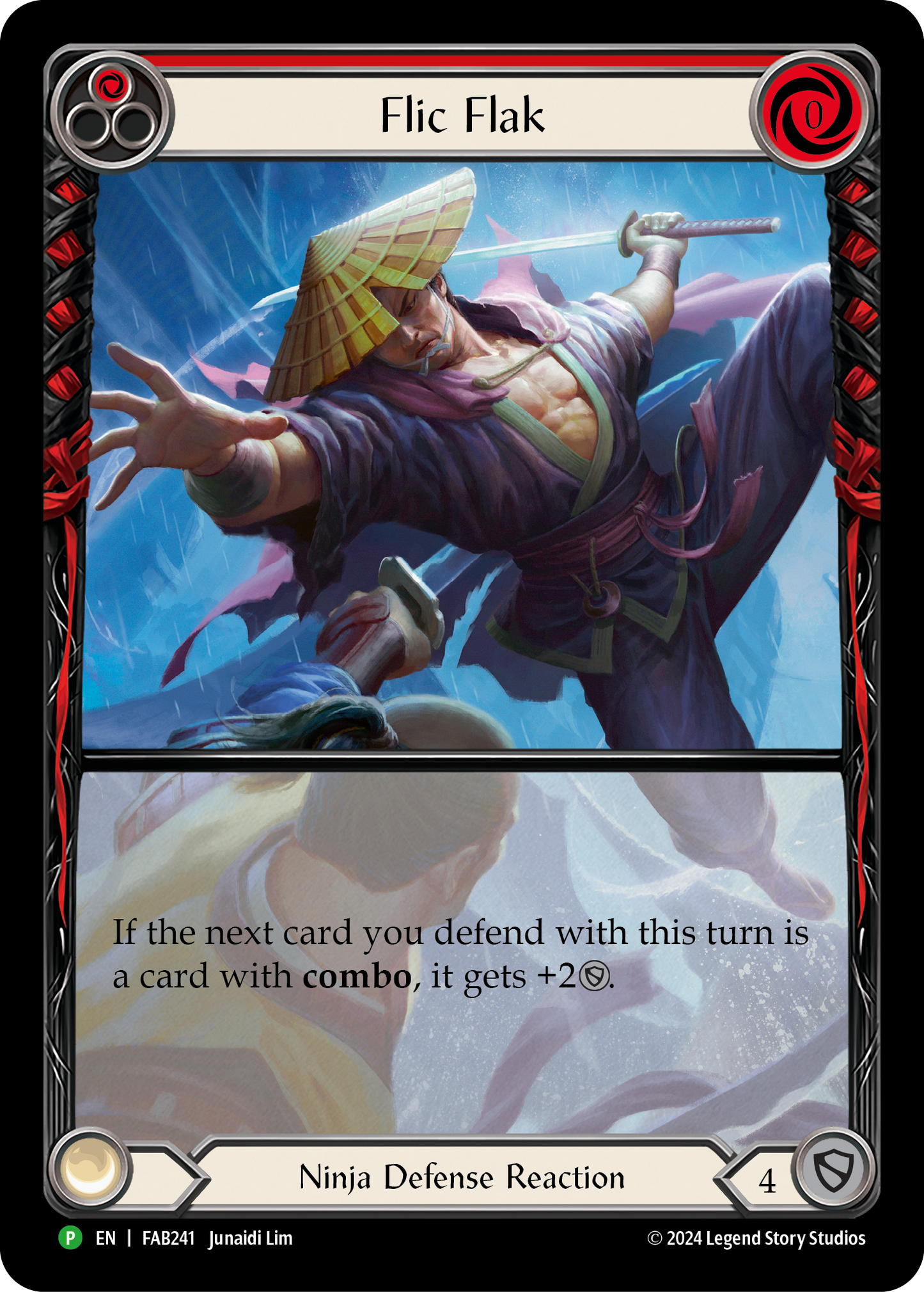 Flik Flak (Red) Rainbow Foil Promo