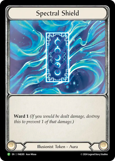 Spectral Shield Cold Foil Mists Blue