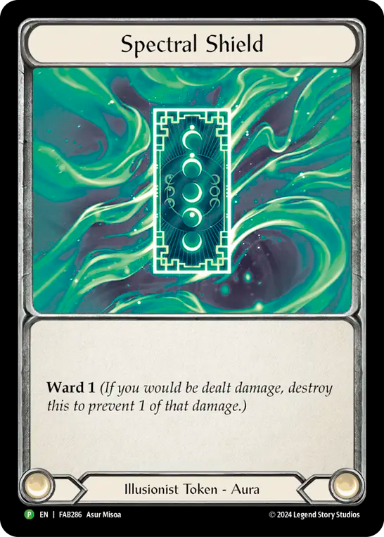 Spectral Shield Cold Foil Mists Green