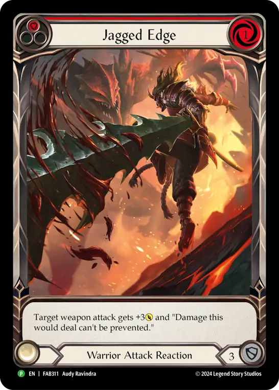 Jagged Edge Cold Foil Promo