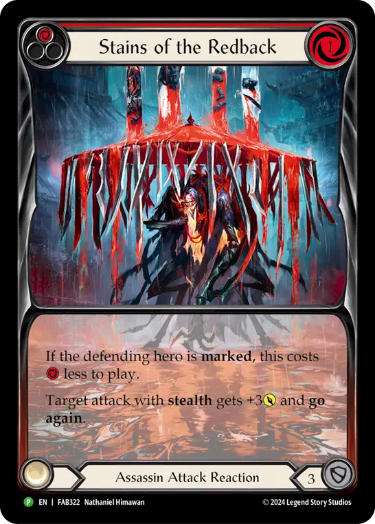 Stains of the redback EA RF