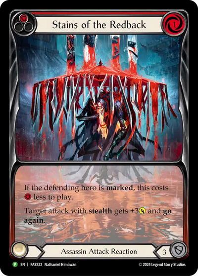 Stains of the redback EA RF