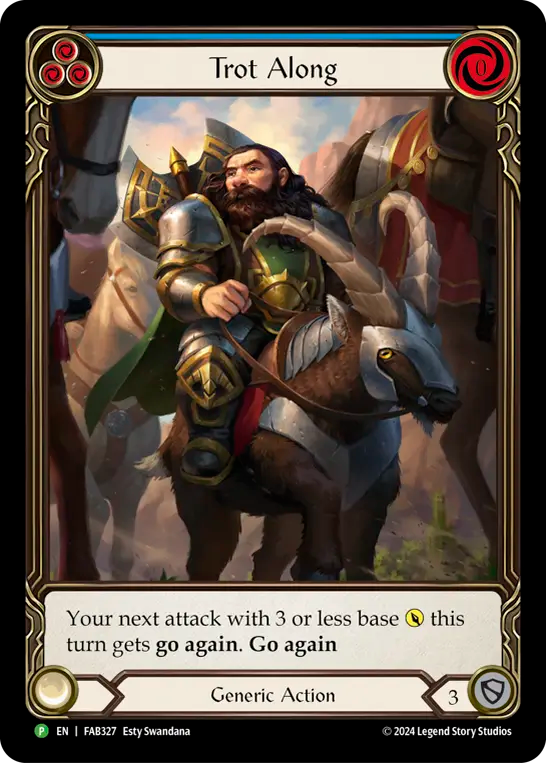 Trot Along Rainbow Foil Promo