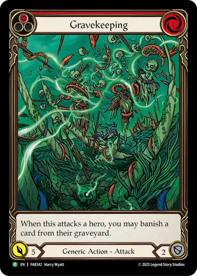 Gravekeeping Rainbow Foil Promo