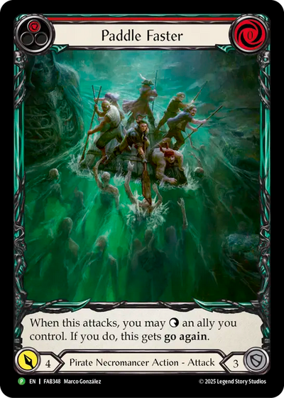 Paddle Faster Rainbow Foil Promo