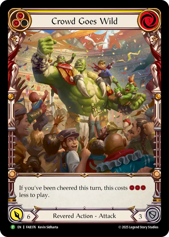 Crowd Goes Wild Cf Promo (Yellow)