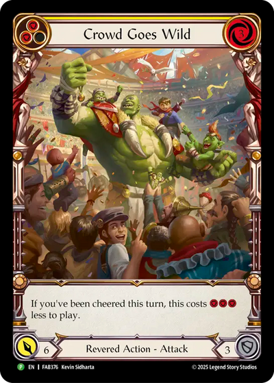 Crowd Goes Wild Cf Promo (Yellow)