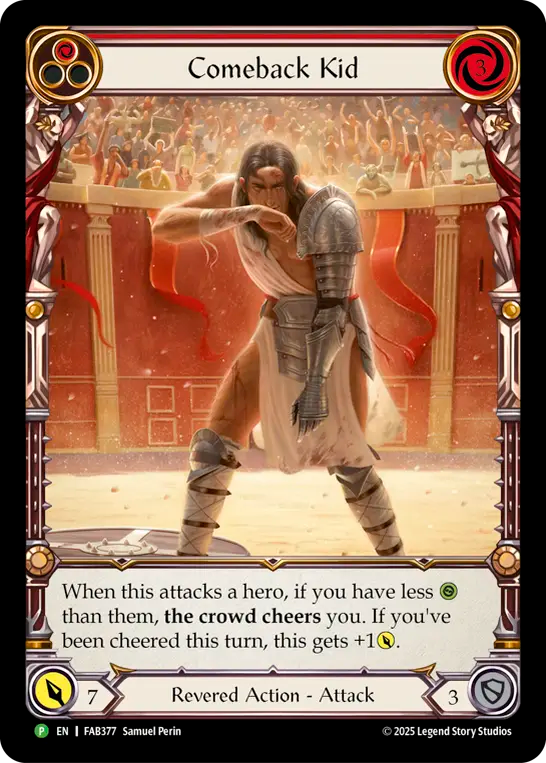 Comeback Kid Promo RF (Red)