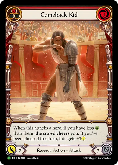 Comeback Kid Promo RF (Red)