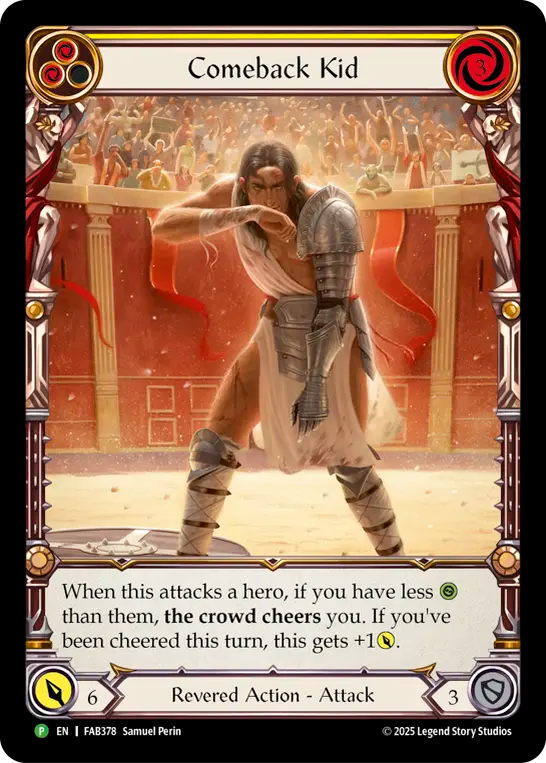 Comeback Kid Promo RF (Yellow)