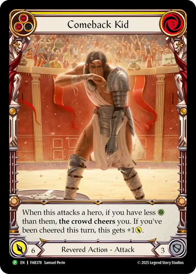 Comeback Kid Promo RF (Yellow)