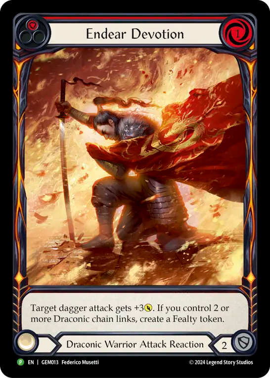 Endear Devotion Promo Rainbow Foil