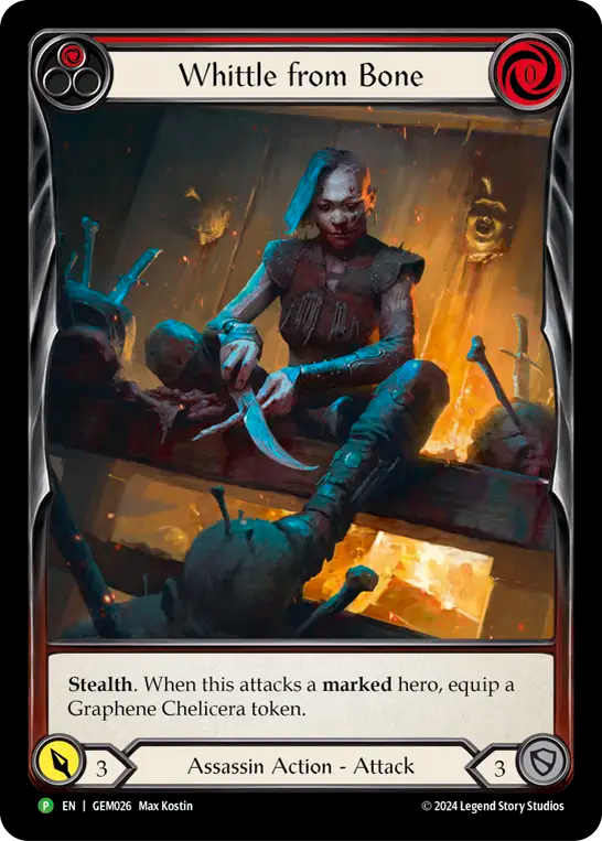 Whittle from Bone Promo Rainbow Foil