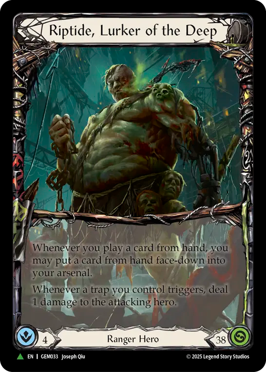 Riptide Lurker of the Deep Marvel Cold Foil