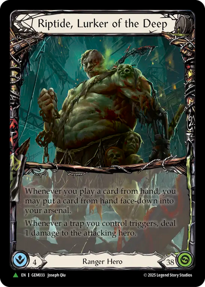 Riptide Lurker of the Deep Marvel Cold Foil