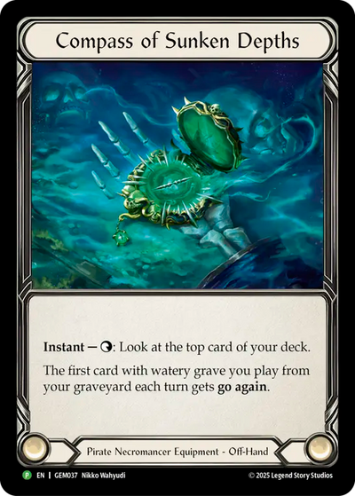 Compass of Sunken Depths Cold Foil