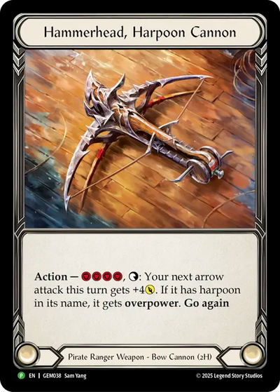 Hammerhead Harpoon Cannon Cold Foil