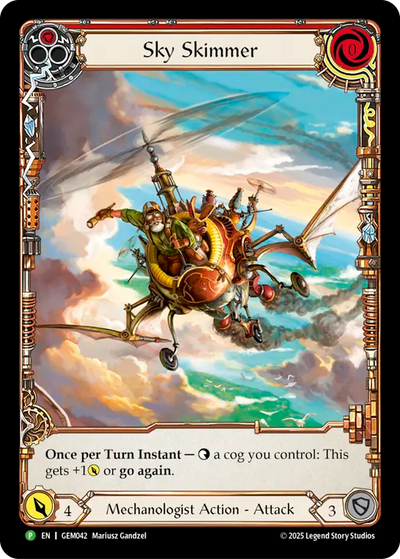 Sky Skimmer Red Rainbow Foil Promo