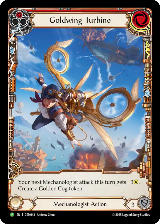 Goldwing Turbine Red Rainbow Foil Promo