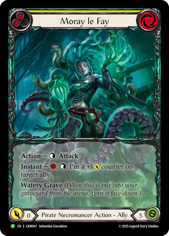 Moray le Fay Rainbow Foil Promo