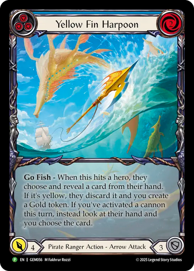 Yellow Fin Harpoon Rainbow Foil Promo