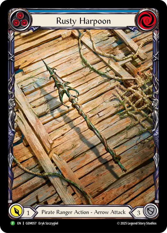 Rusty Harpoon Rainbow Foil Promo