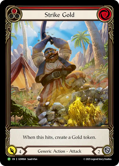 Strike Gold Red Rainbow Foil Promo