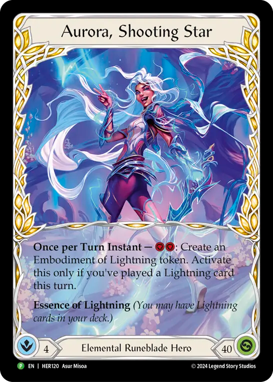 Aurora, Shooting Star Rainbow Foil Promo