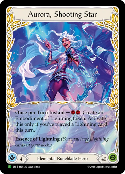 Aurora, Shooting Star Rainbow Foil Promo