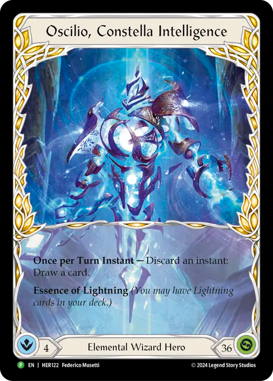 Oscilio, Constella Intelligence Rainbow Foil Promo