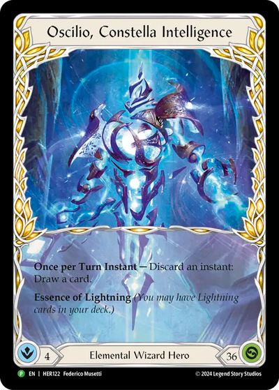 Oscilio, Constella Intelligence Rainbow Foil Promo