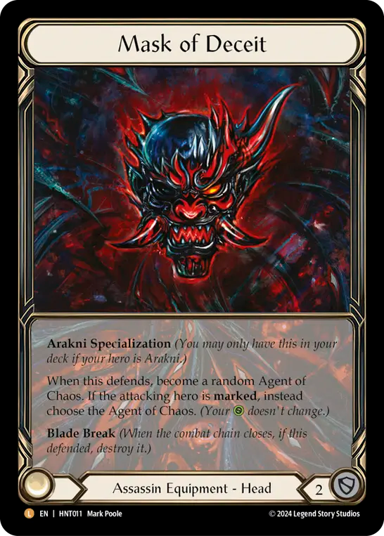 Mask of Deceit Cold Foil Extended