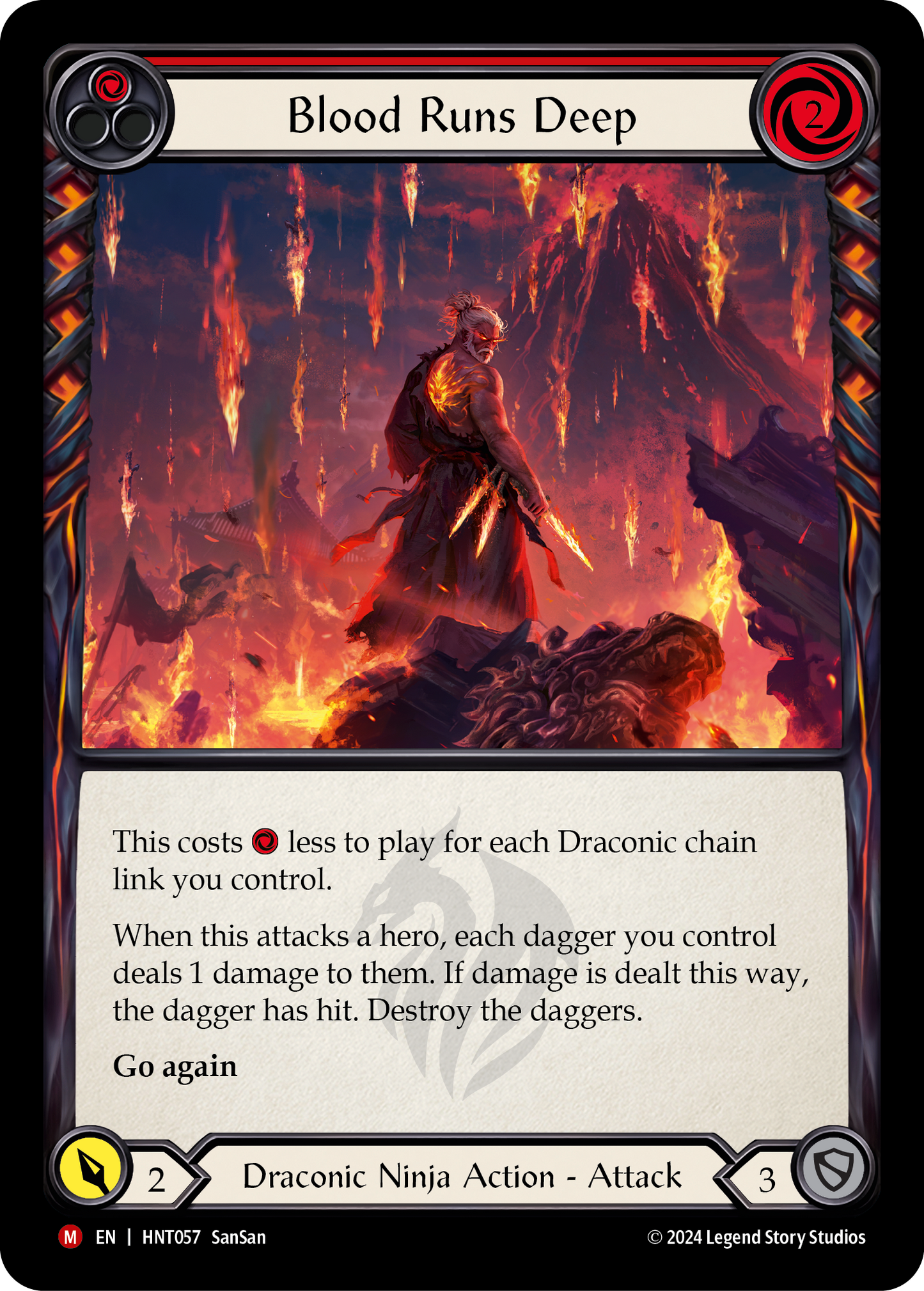 Blood Runs Deep Rainbow Foil