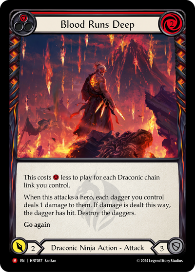 Blood Runs Deep Rainbow Foil