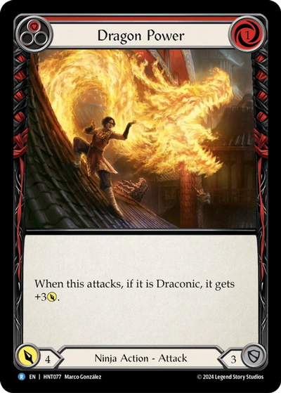 Dragon Power (Red) Rainbow Foil