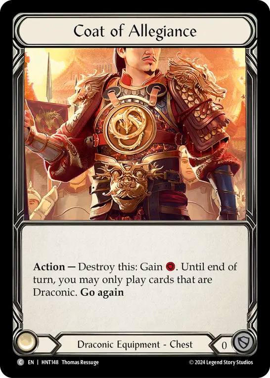 Coat of Allegiance Cold Foil