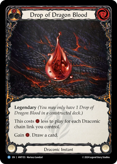 Drop of Dragon Blood Rainbow Foil Rainbow Foil