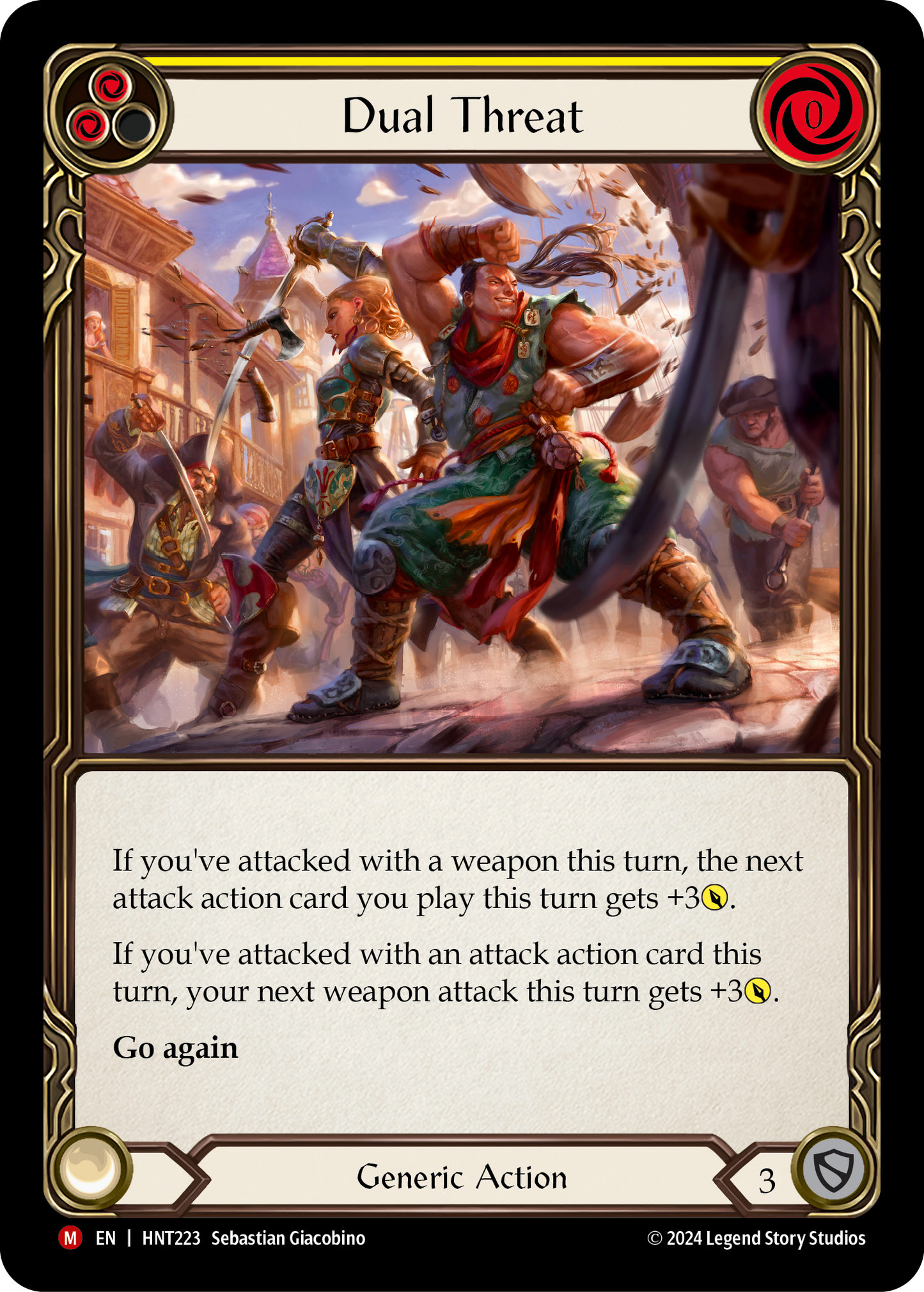 Dual Threat Rainbow Foil