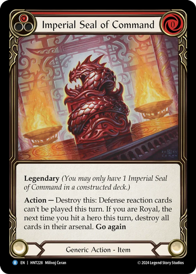 Imperial Seal of Command Rainbow Foil