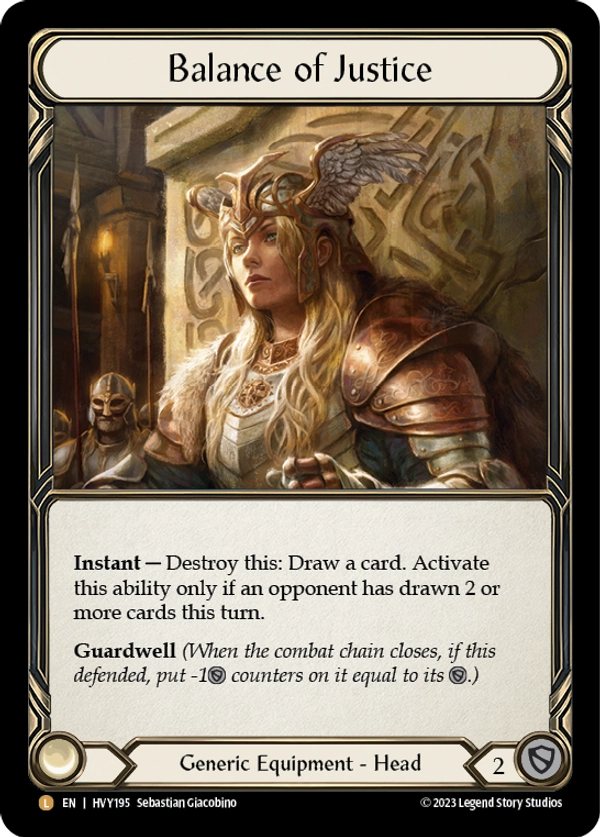 Balance of Justice Cold Foil