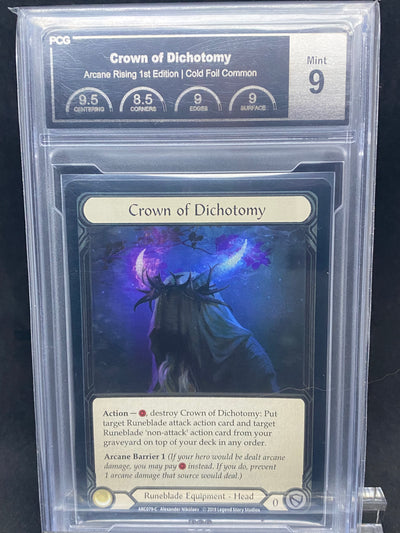 Crown of Dichotomy Cold Foil 9 Graded