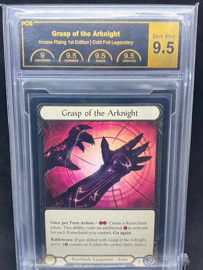 Grasp of the Arknight Cold Foil 9.5 Graded