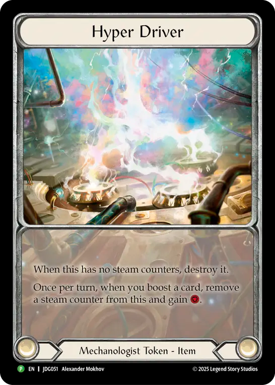 Hyper Driver Full Art NF Judge Promo