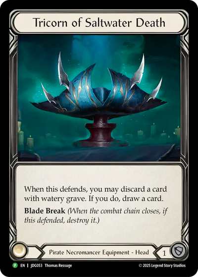 Blue Sea Tricorn Cold Foil Judge Promo