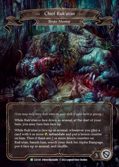 Chief Ruk'utan Rainbow Foil Promo
