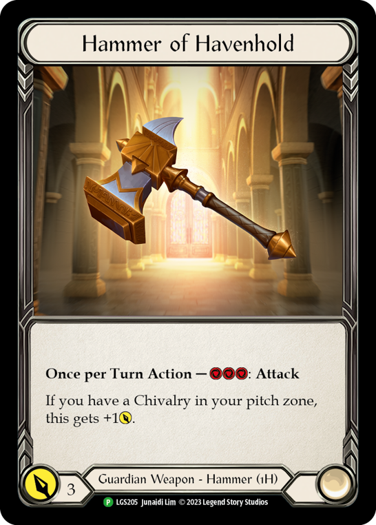 Hammer of Havenhold Rainbow Foil Promo