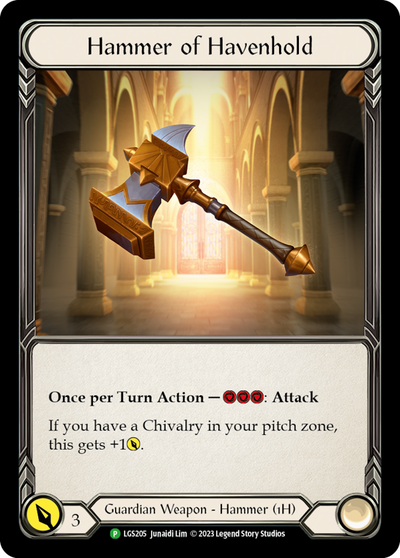 Hammer of Havenhold Rainbow Foil Promo