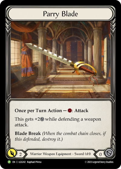 Parry Blade Rainbow Foil Promo