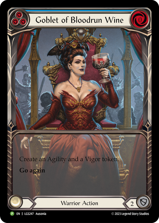 Goblet of Bloodrun Wine Rainbow Foil Promo