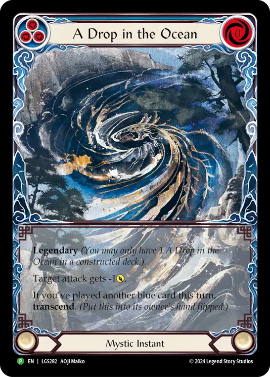 A drop in the ocean Rainbow Foil Promo